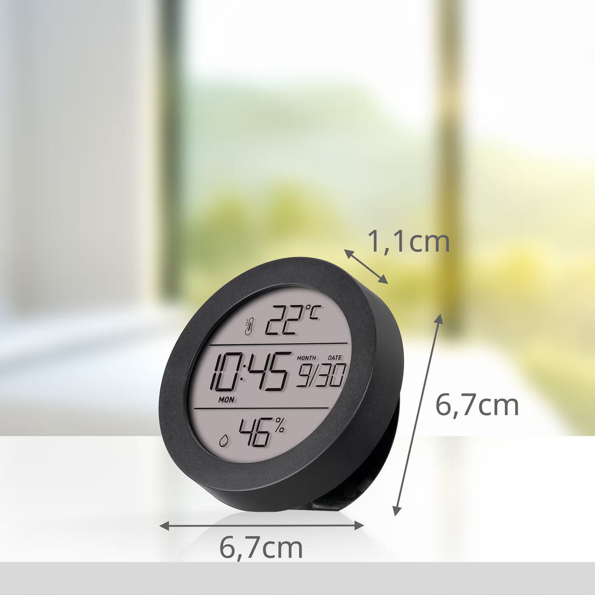 Thermo-Hygrometer rund