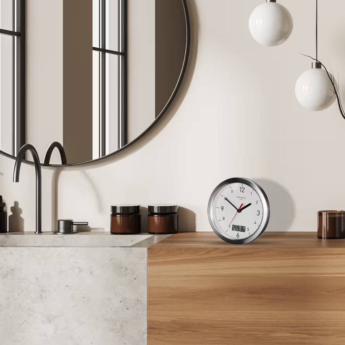 FUNK-BADEZIMMERUHR