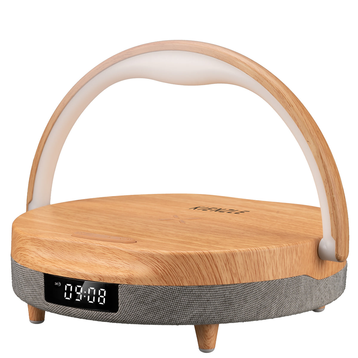LED-Wecker mit Bluetooth® Lautsprecher und kabelloser Ladestation