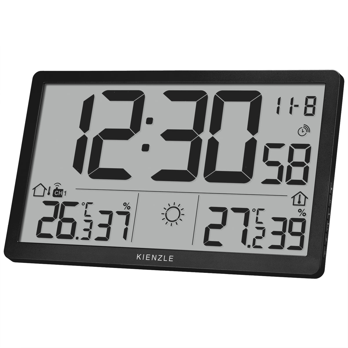 JUMBO NEO LCD WETTER-WANDUHR