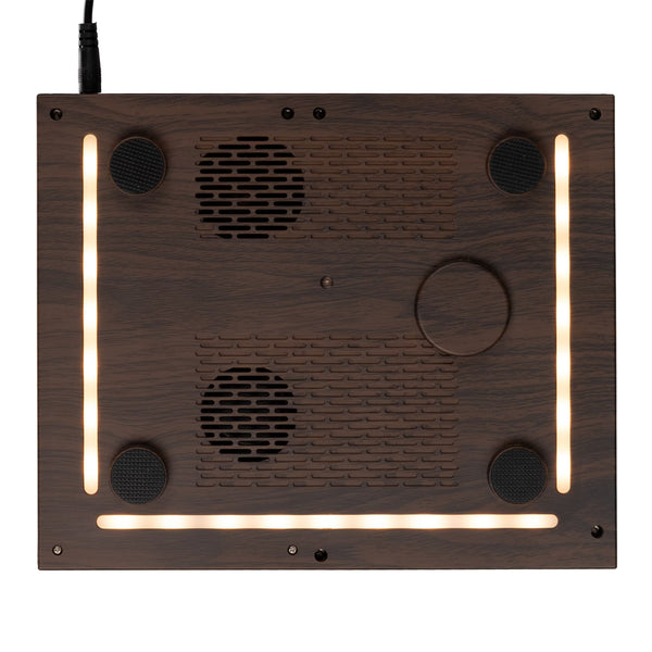 Wecker mit Bluetooth® Lautsprecher und kabelloser Ladestation