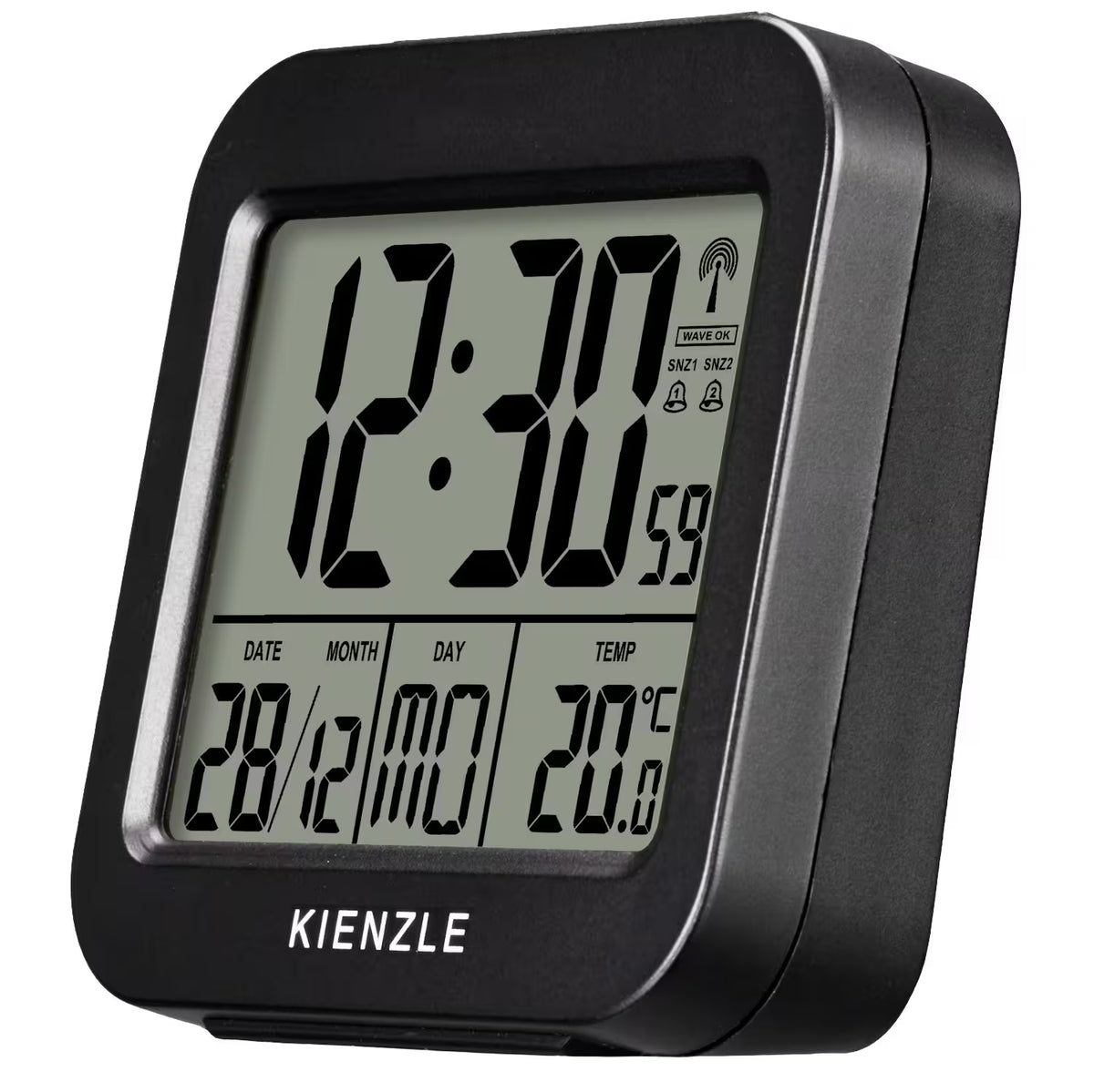 Reisewecker mit Innentemperatur