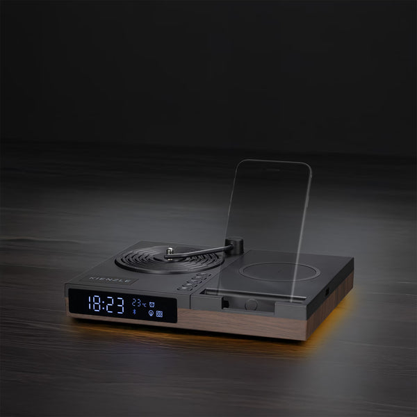 Wecker mit Bluetooth® Lautsprecher und kabelloser Ladestation