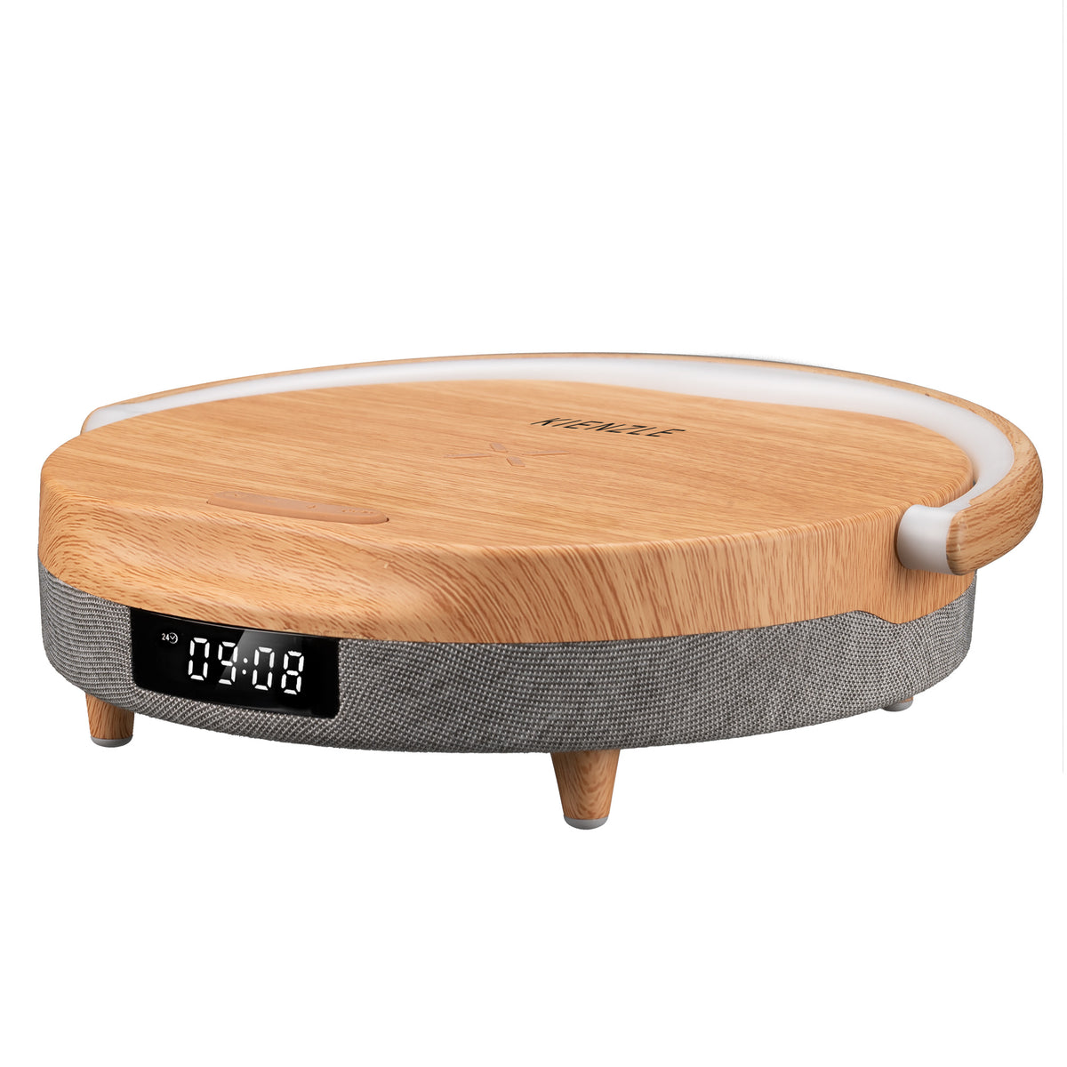 LED-Wecker mit Bluetooth® Lautsprecher und kabelloser Ladestation