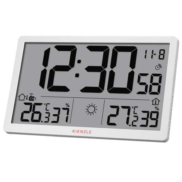 Jumbo NEO LCD Wetter-Wanduhr