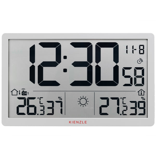 Jumbo NEO LCD Wetter-Wanduhr