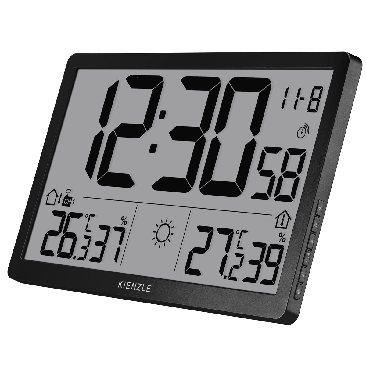 JUMBO NEO LCD WETTER-WANDUHR