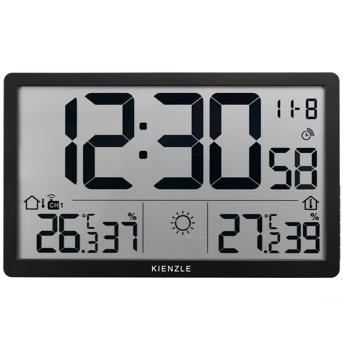 JUMBO NEO LCD WETTER-WANDUHR